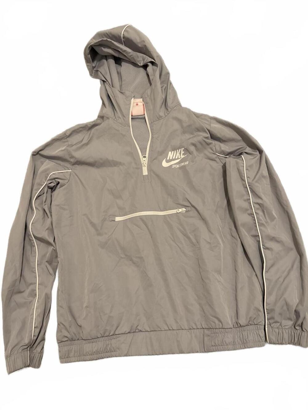 Nike Kids Boys Gray Sportswear Anorak Windbreaker XL